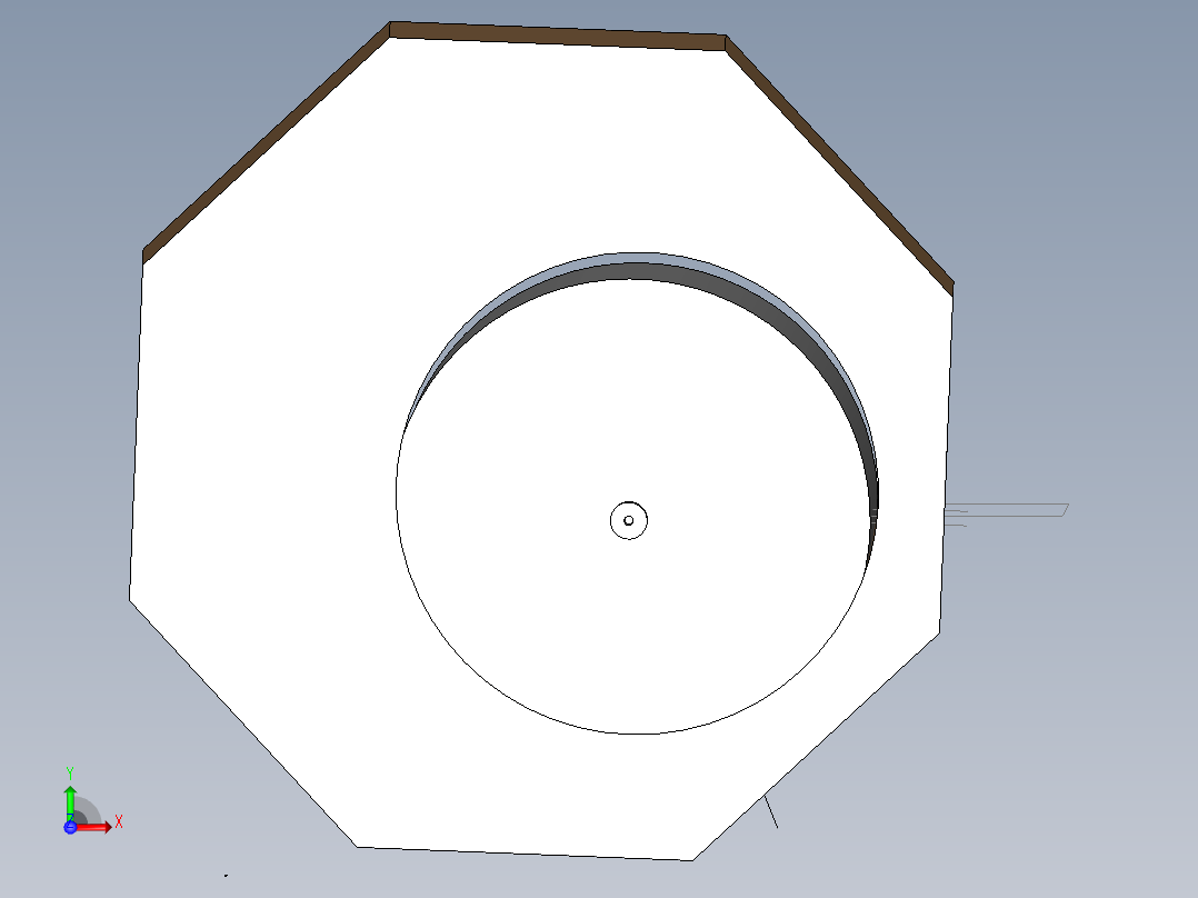 A2003945-饮用水工厂混凝反应器前视图