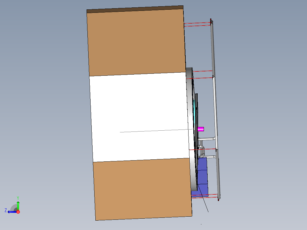 A2003945-饮用水工厂混凝反应器右视图