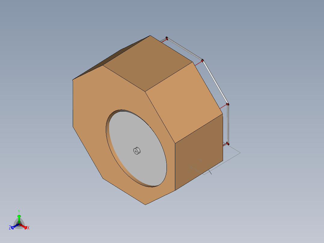A2003945-饮用水工厂混凝反应器正等轴测图