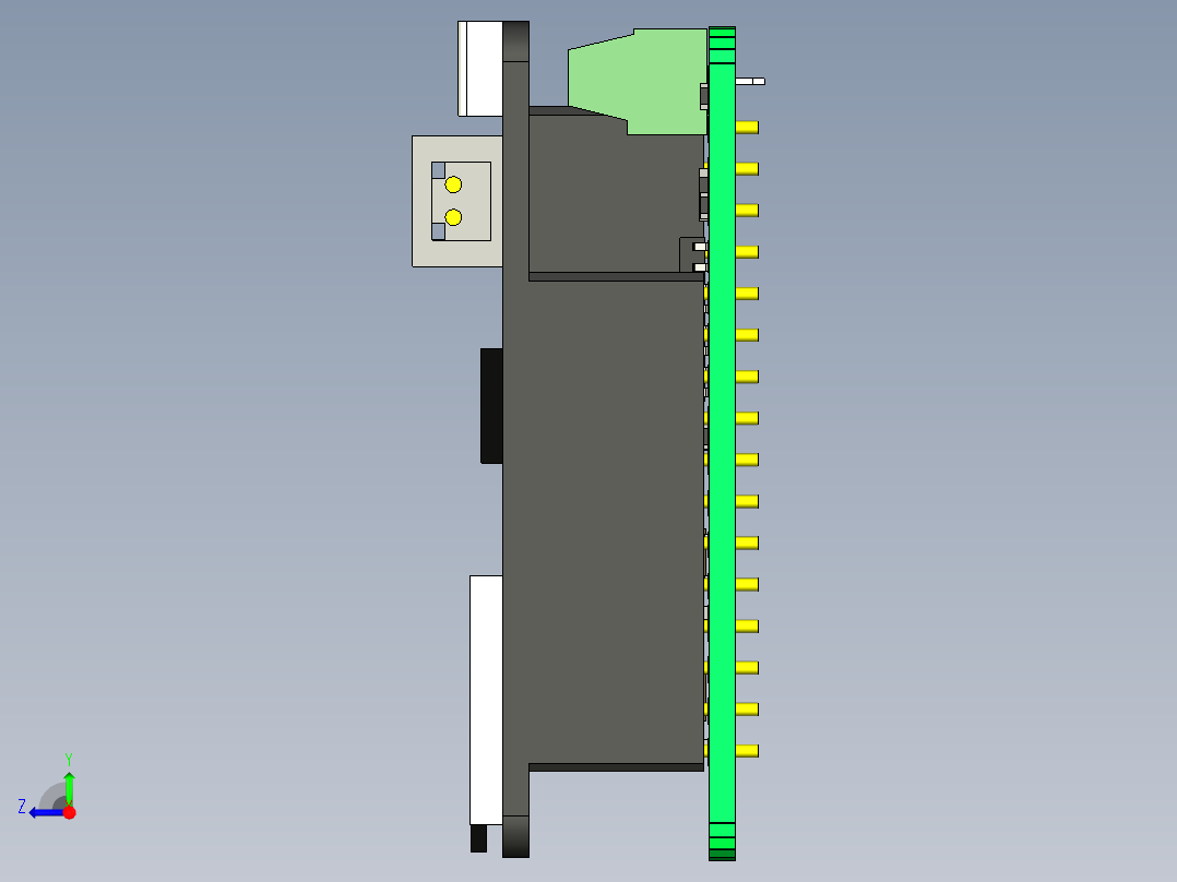A0003544-MBUS从板翼用于 Feather 板右视图