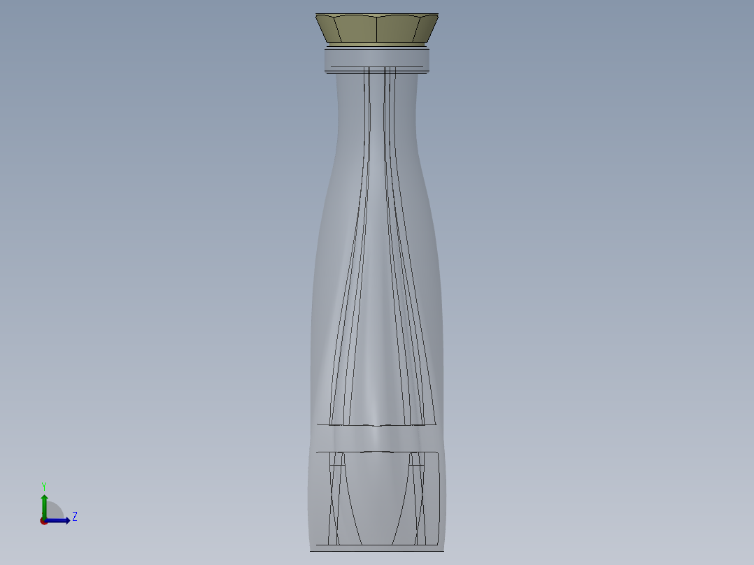 拿破仑 XO 瓶左视图