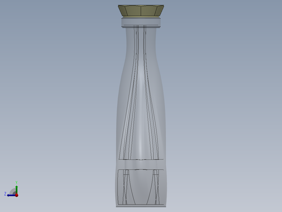 拿破仑 XO 瓶右视图