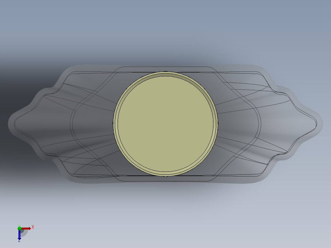 拿破仑 XO 瓶俯视图