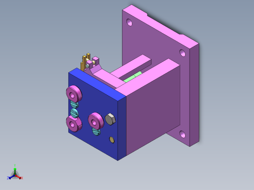 滤油器体工艺及钻3-φ9夹具设计【含三维solidworks】正等轴测缩略图