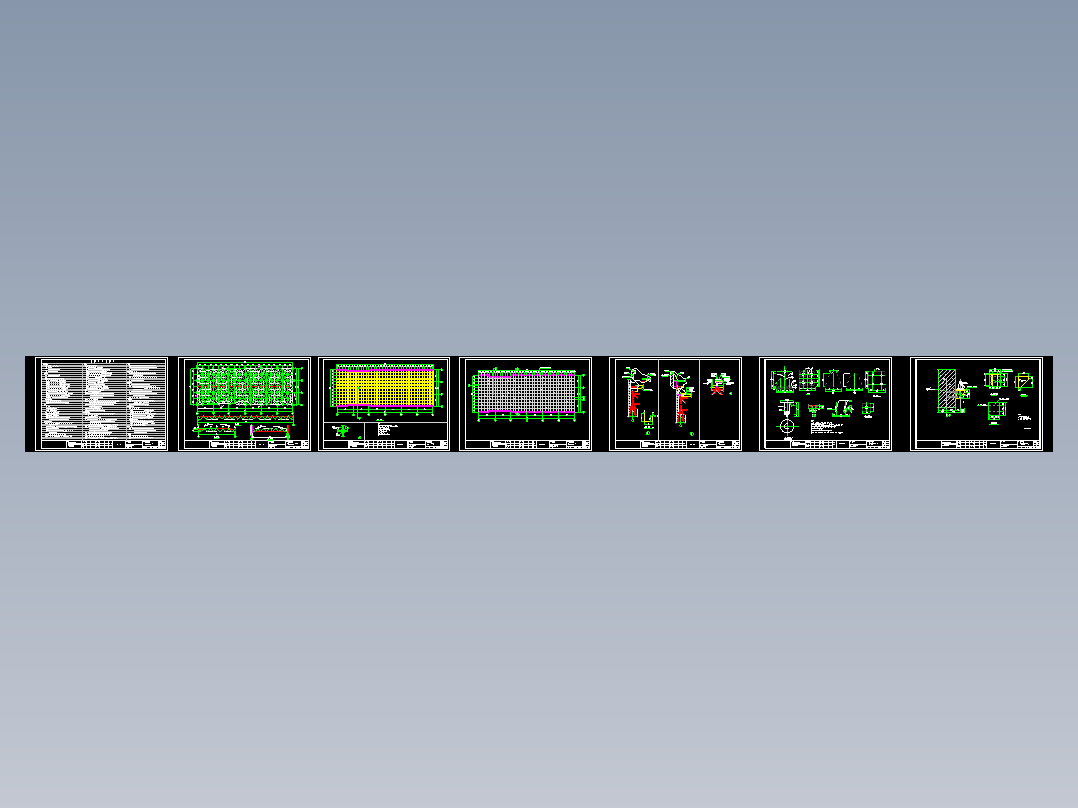 某图书馆锥形玻璃网架结构图