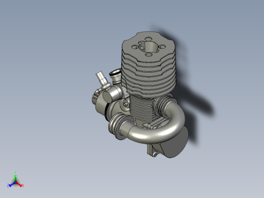 燃油后排式手拉引擎