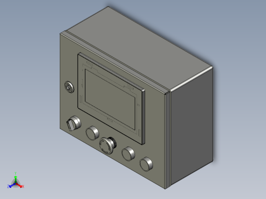 7寸触摸屏-带三色灯