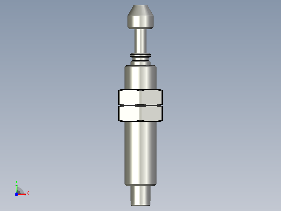 油压缓冲器亚德客ACA0806-1前视图