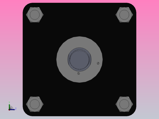 QGB系列标准气缸[QGA160X200]前视缩略图