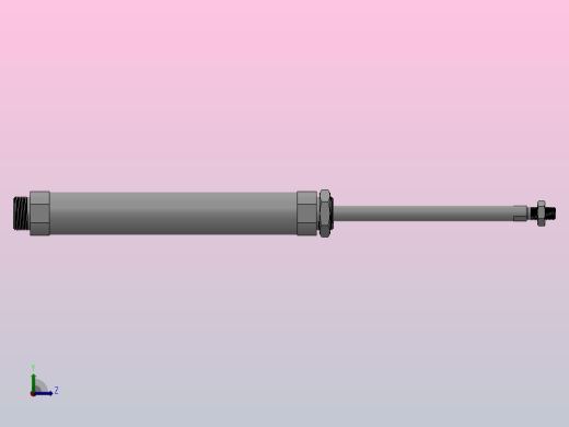 CM2标准迷你气缸系列[CDM2B32-160]左视缩略图