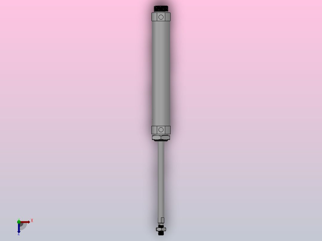 CM2标准迷你气缸系列[CDM2B32-160]俯视图