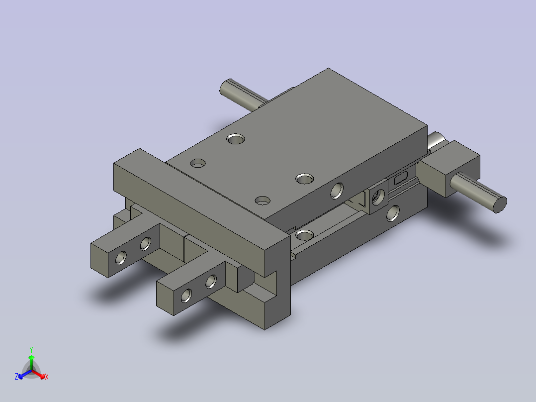 气爪SMCMHZL2-10D-M9BV主视图