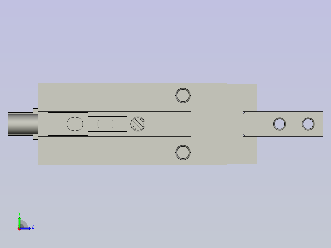 气爪SMCMHZL2-10D-M9BV左视图