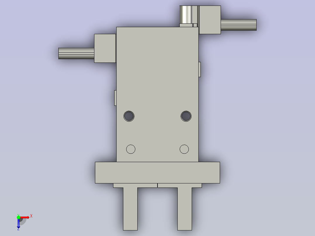 气爪SMCMHZL2-10D-M9BV俯视图