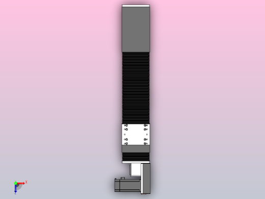 直线模组DMBF100-LBCR（电机左后折）[DMBF100-L45S500-DT400-A2U-LBCR]俯视缩略图