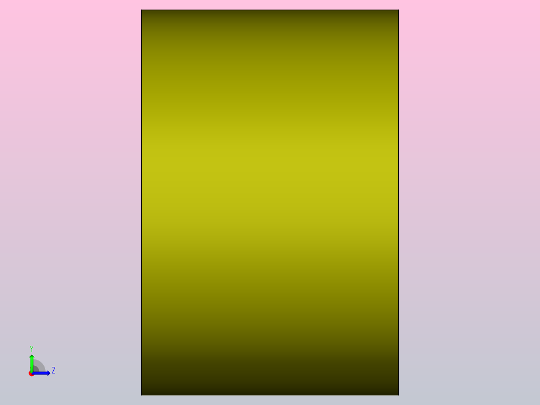 QAC22-30-L20聚氨酯滚轮（直柱 带轴承型 带衬层）左视图