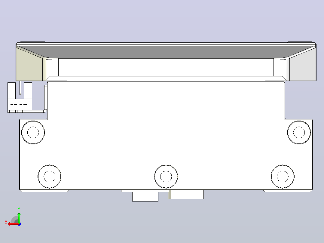滚珠丝杠直线轴内置导轨TPA-GCR-170-2510C-L450-M-M75-N3后视图