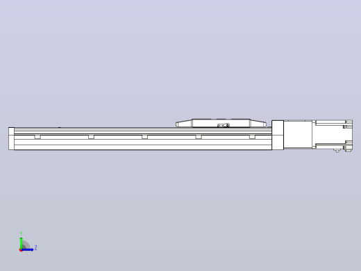 滚珠丝杠直线轴内置导轨TPA-GCR-170-2510C-L450-M-M75-N3左视缩略图