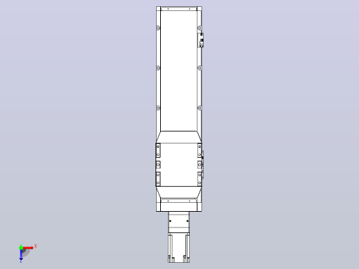 滚珠丝杠直线轴内置导轨TPA-GCR-170-2510C-L450-M-M75-N3俯视缩略图