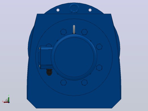 RF167法兰轴伸式安装斜齿轮减速机RF167-Y11-4P-160M-M1-0°-Φ660后视缩略图