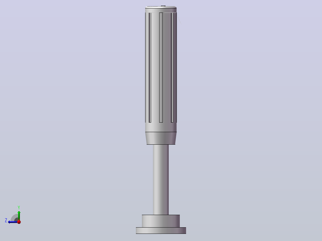 SMBT50-362B-3-220机床工作灯 报警灯 三色灯右视图