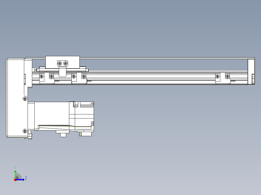 钢基模组TPA-KNR-5002C-300A1-MP-H1S2左视图