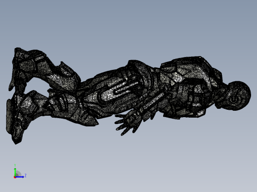 战争机器3D扫描左视缩略图
