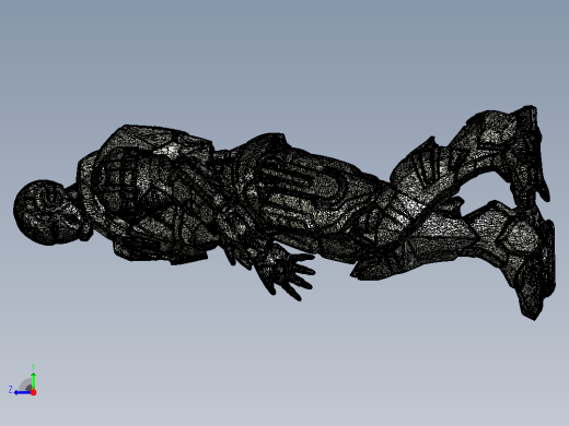 战争机器3D扫描右视缩略图