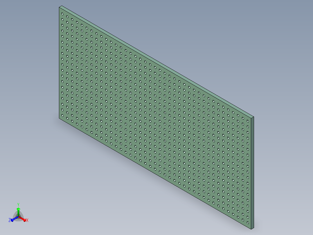 PCB通用100x50 2,54 FR4 TA020主视图