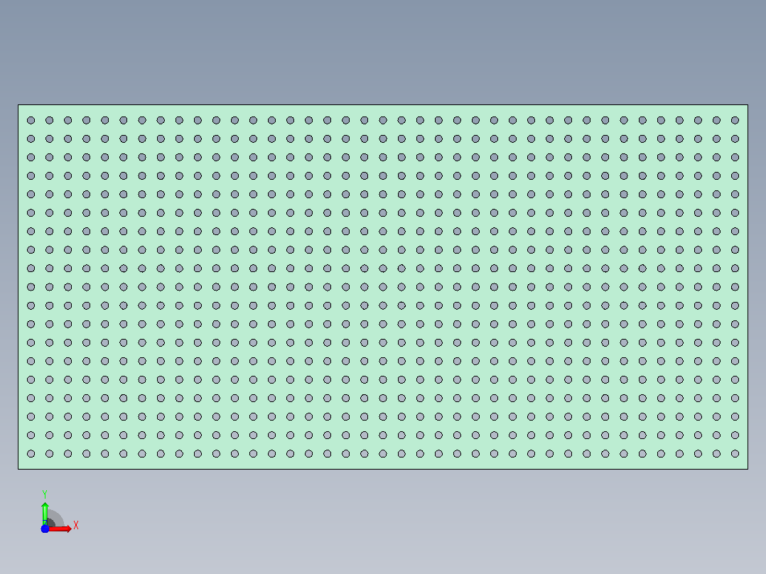 PCB通用100x50 2,54 FR4 TA020前视图