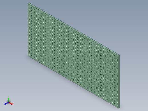 PCB通用100x50 2,54 FR4 TA020正等轴测缩略图