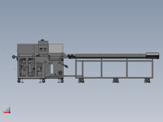 枕式包装流水线后视缩略图