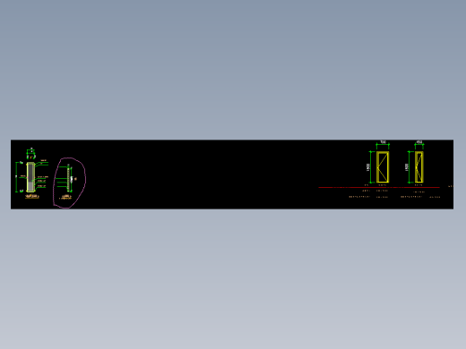 百叶平开门节点详图