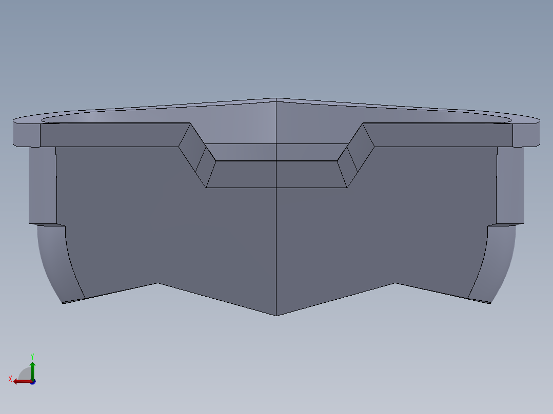 简单的小船后视图