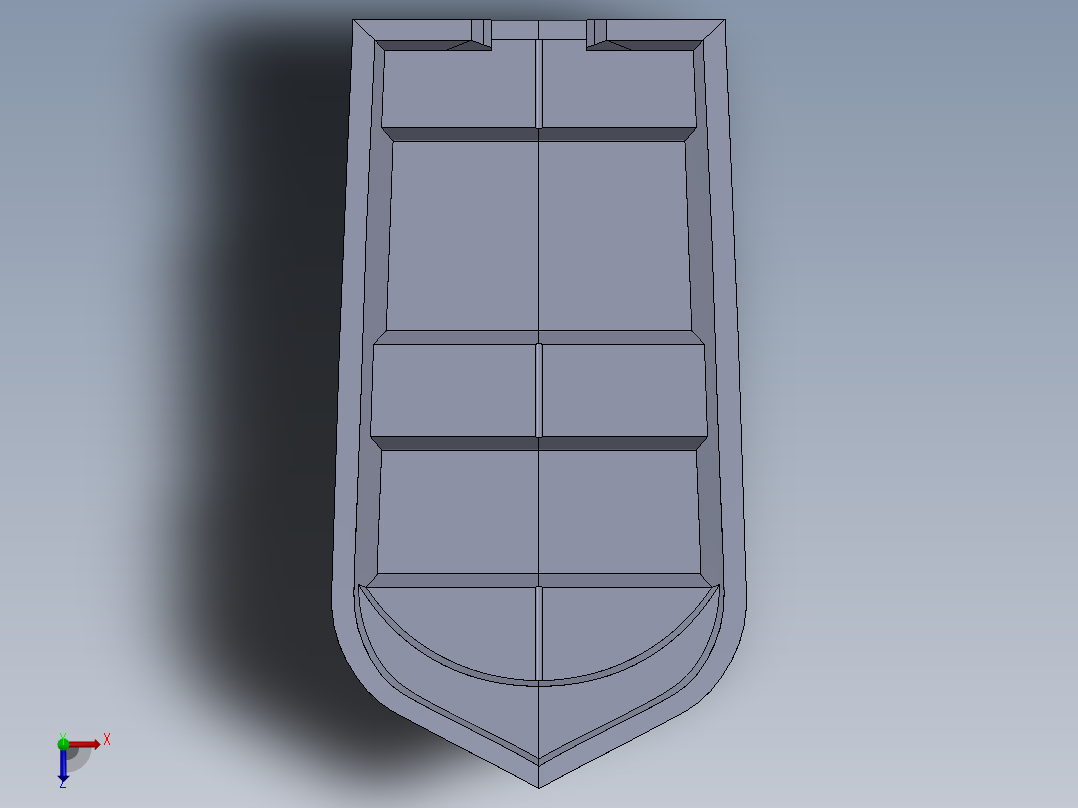 简单的小船俯视图