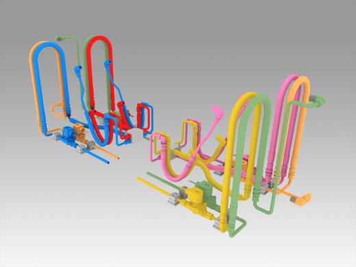 Barras液压机构3D模型图纸 INVENTOR设计缩略图