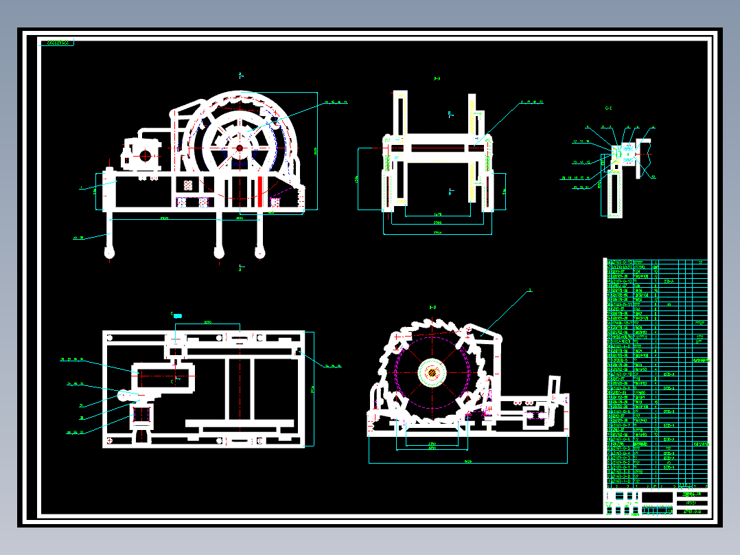 JZ16T型凿井绞车