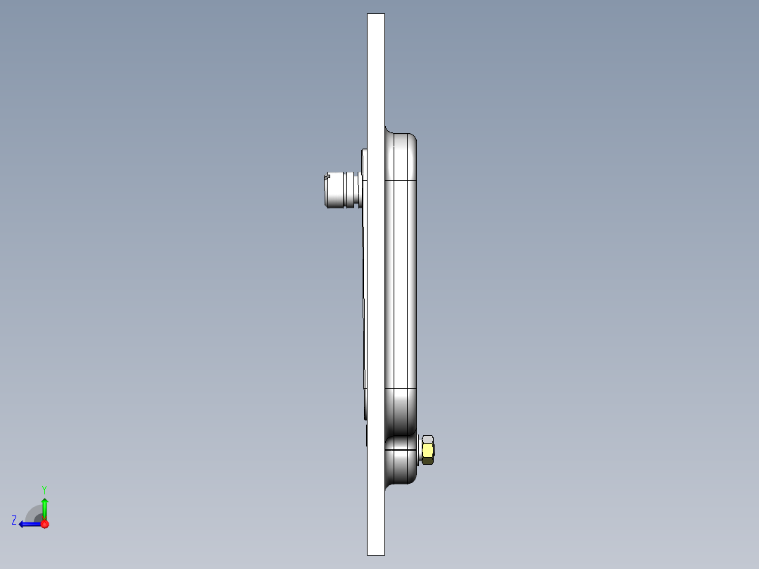 紧凑的盖子设计右视图