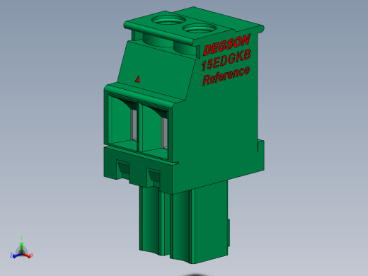 DEGSON 15EDG 系列 3.5mm 插拔式接线端子 FullPack-15EDGKB-3.5-xxP-14-00AH