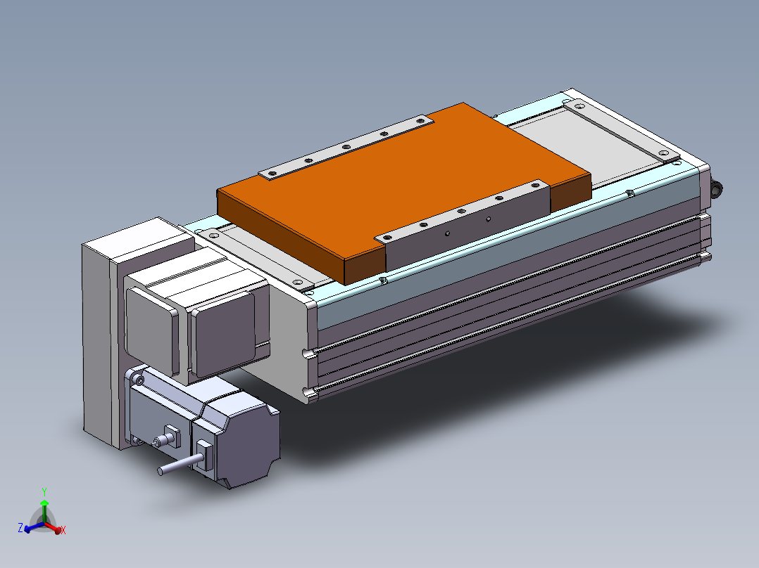 MCB同步带全封闭MCB22-LD-750W主视图
