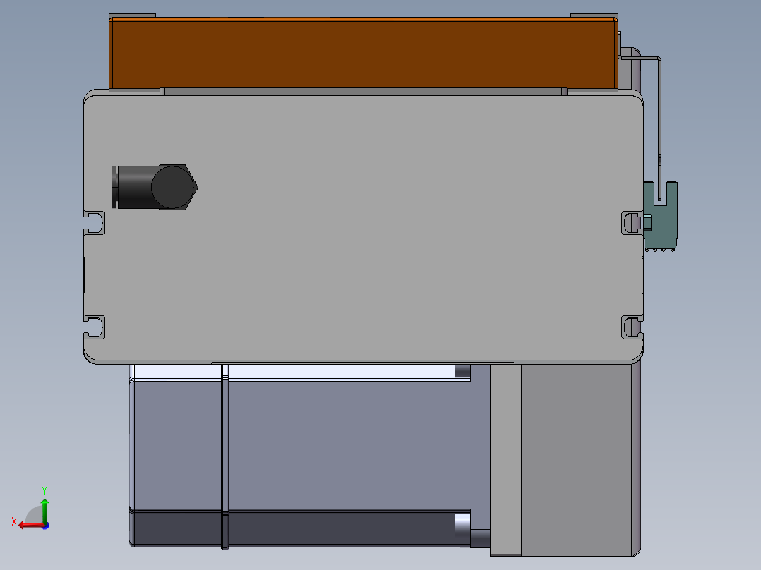 MCB同步带全封闭MCB22-LD-750W后视图