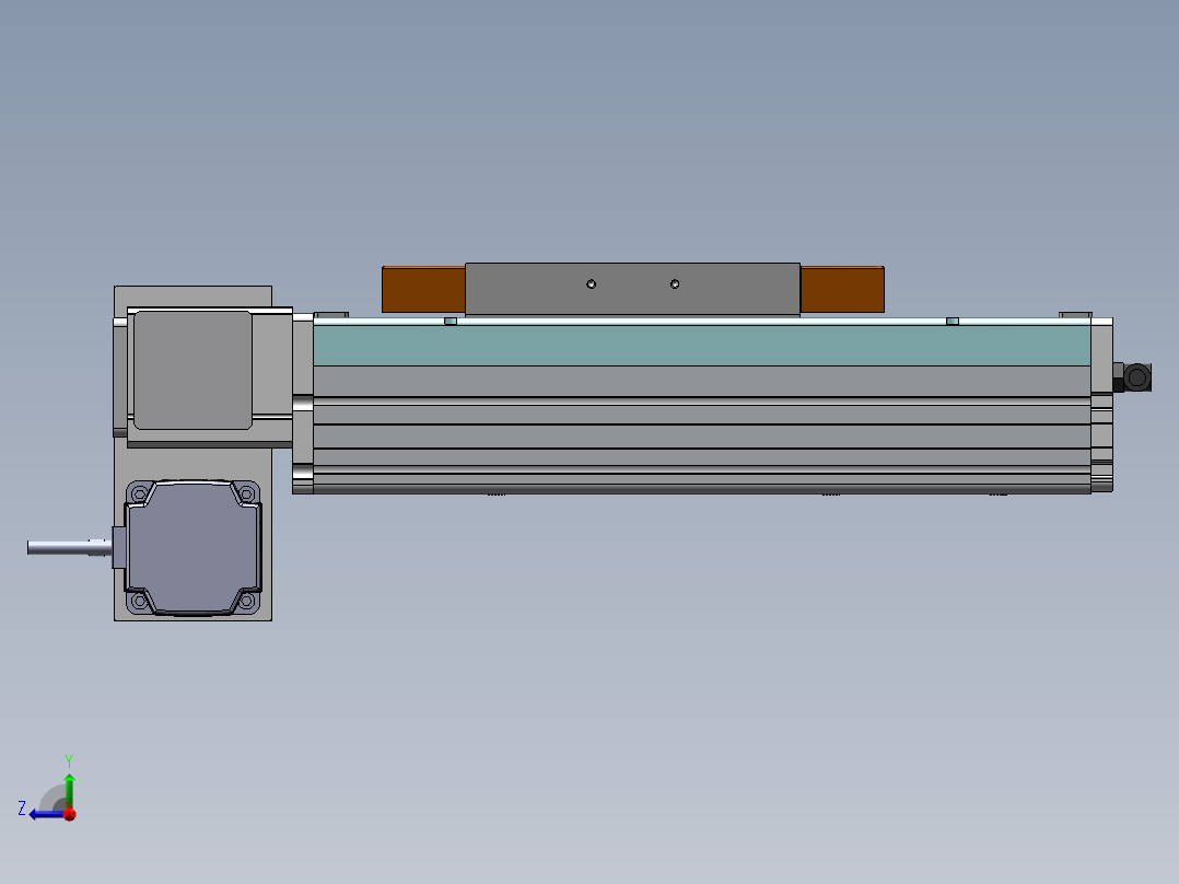 MCB同步带全封闭MCB22-LD-750W右视图