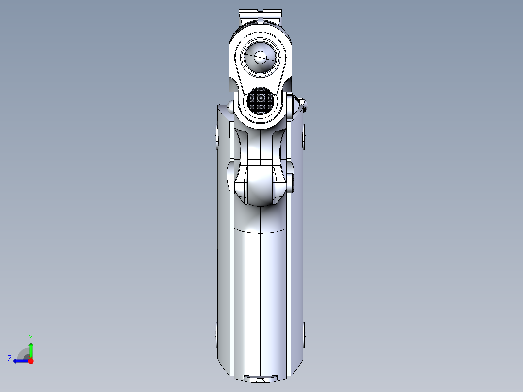 世界十大名枪之M1911A1手枪右视图