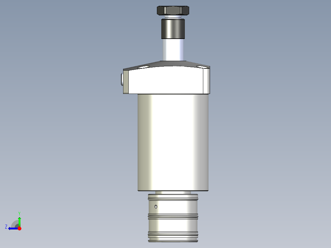 KOSMEKWHE1600-2GLM多系列多零件图纸模型多系列多零件图纸模型右视图