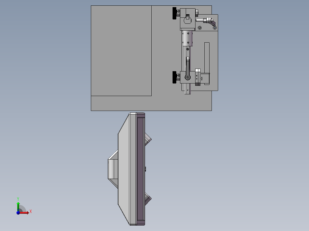 手动CCD500W 非标前视图