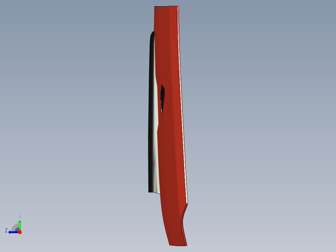 汽车引擎盖--stp右视图