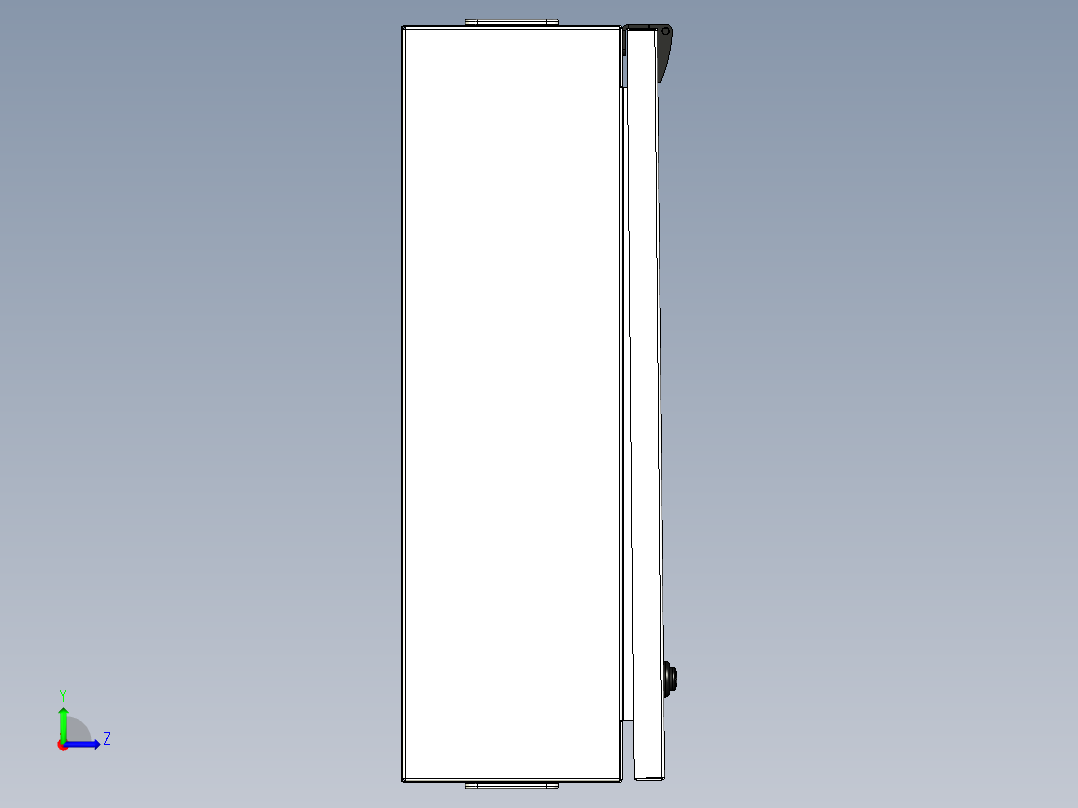 电器柜 电控柜 (51) 机械设计素材左视图