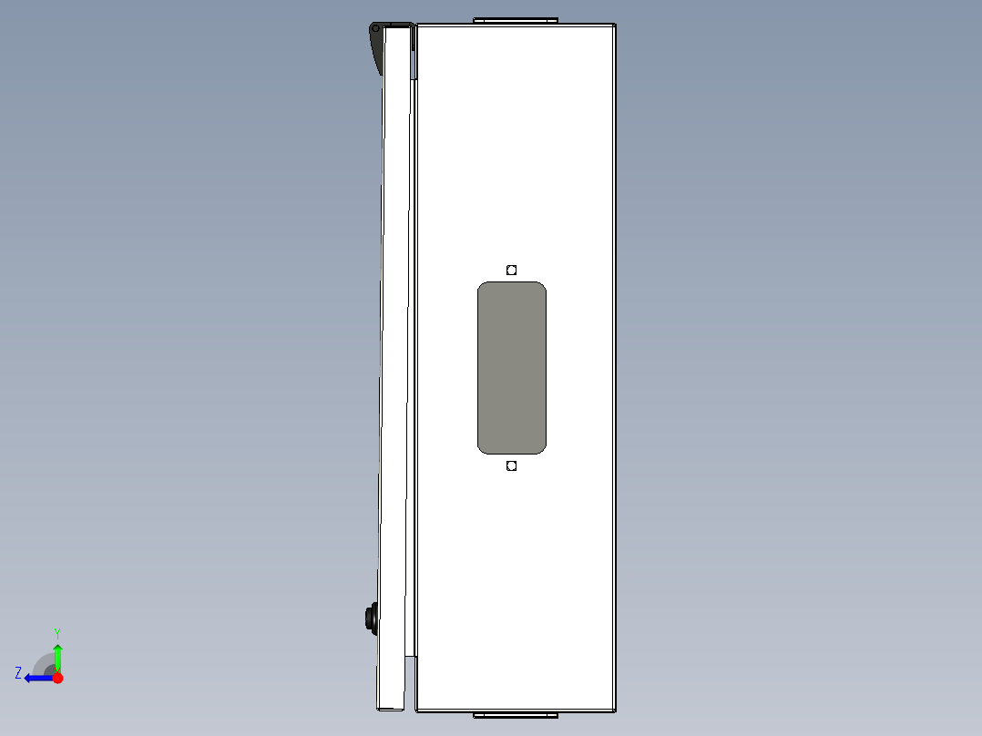 电器柜 电控柜 (51) 机械设计素材右视图