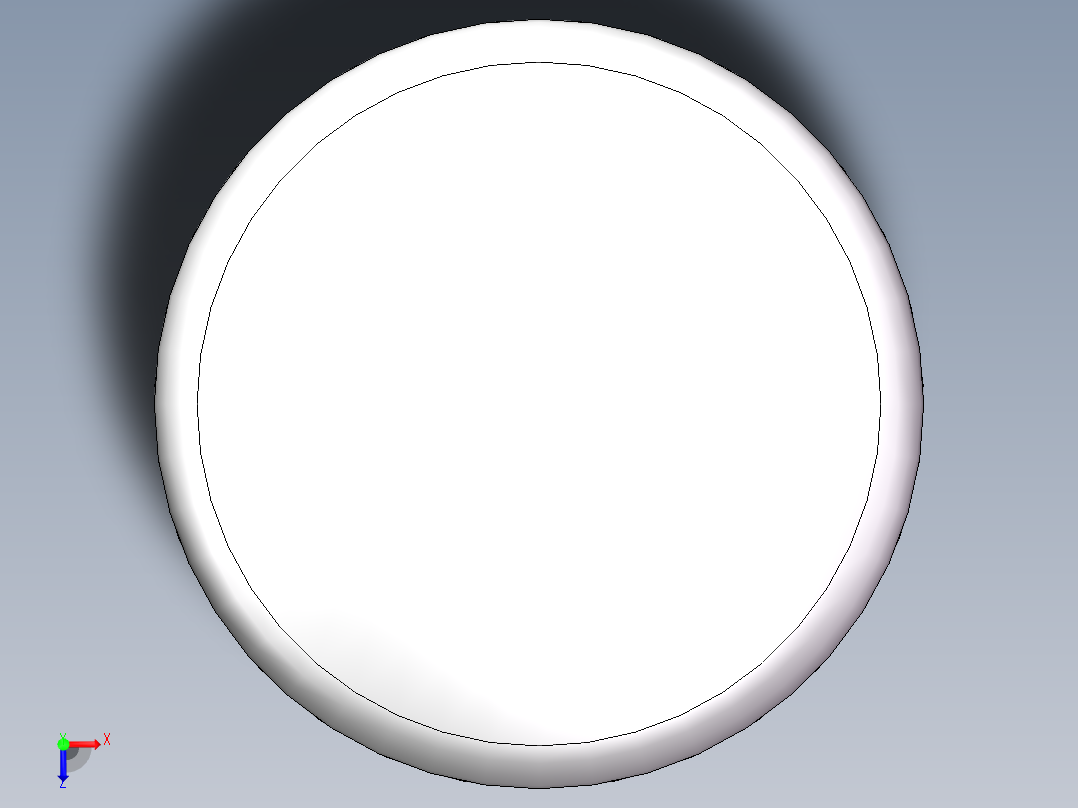 THB碟形封头DN2700俯视图