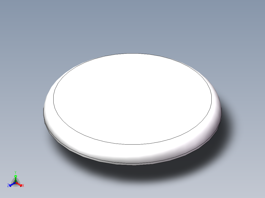 THB碟形封头DN2700正等轴测图